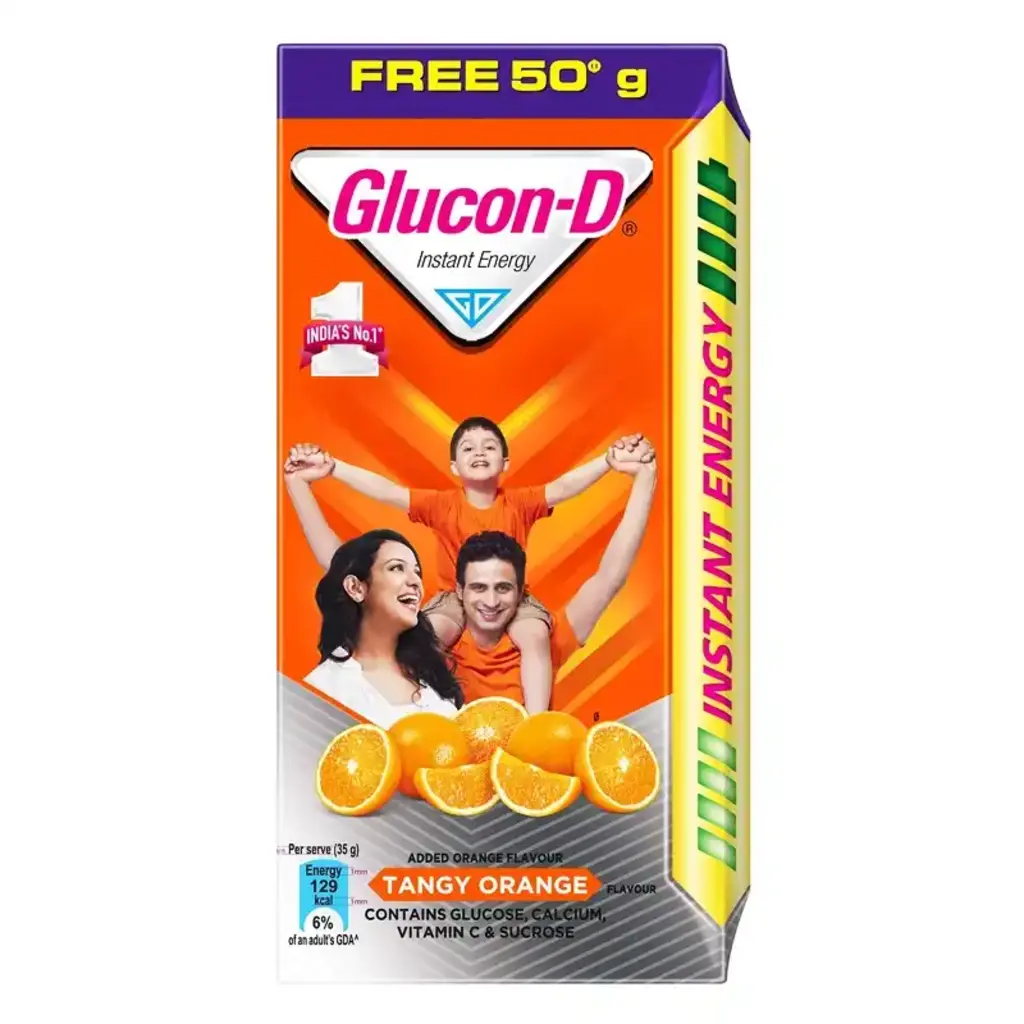 Glucon D Tangy Orange Flavour
