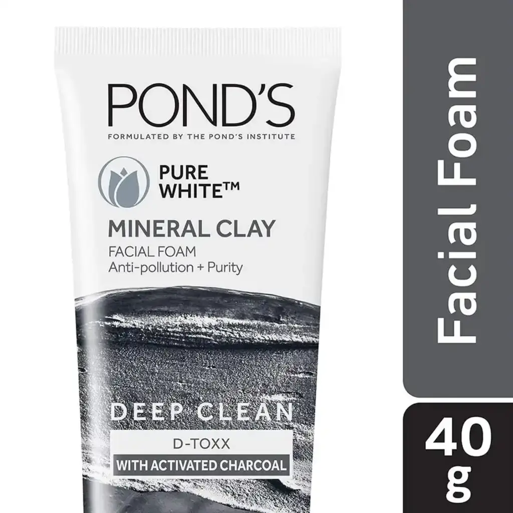Pure White Mineral Clay Facial Foam