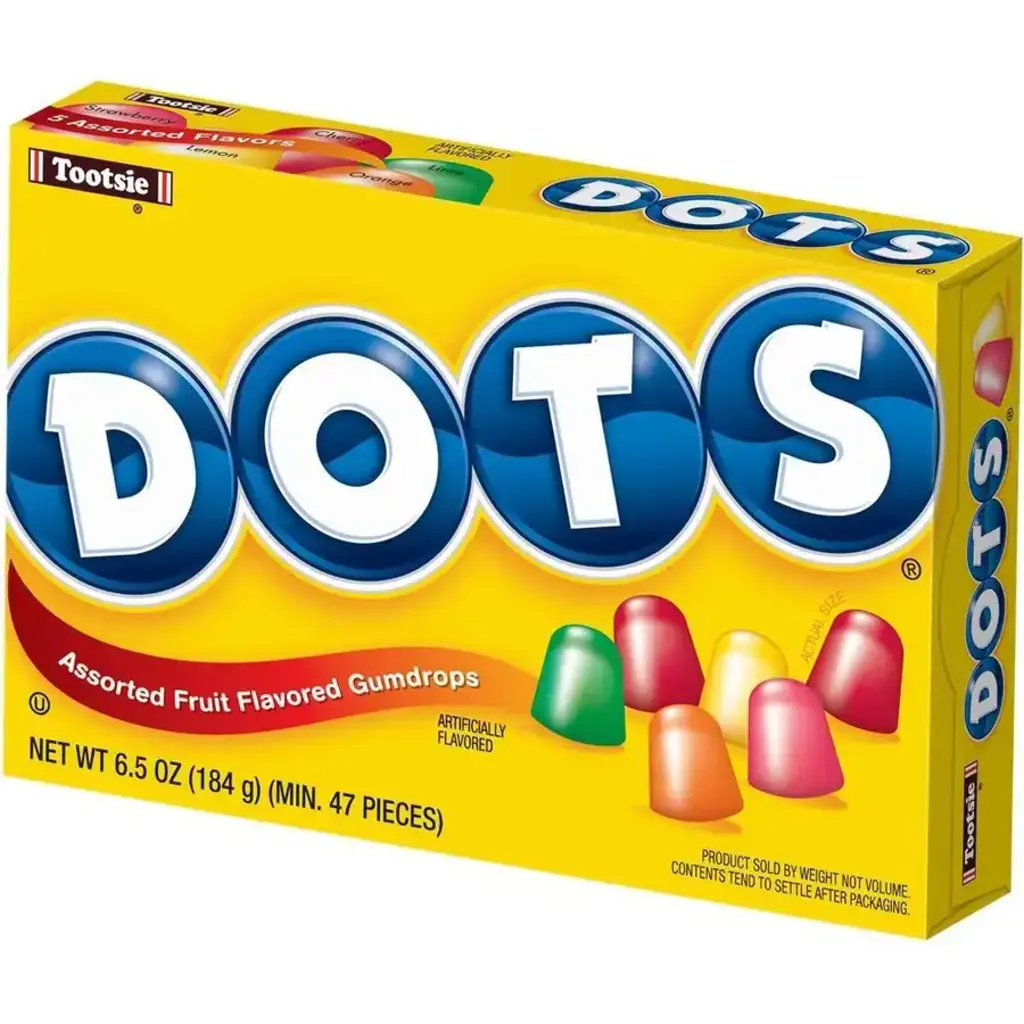 Tootsie Dots Assorted Fruit Flavored Gumdrops