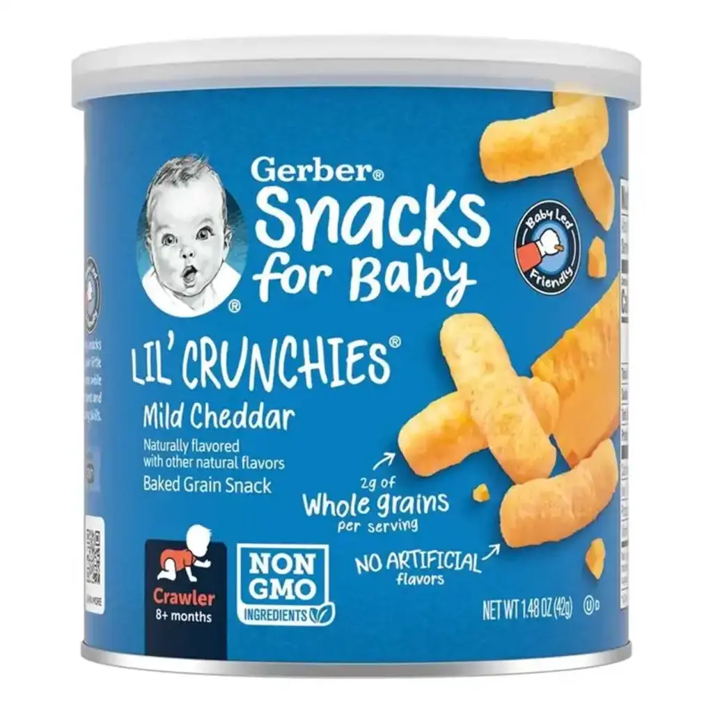 Mild Cheddar Lil Crunchies Baby Snacks