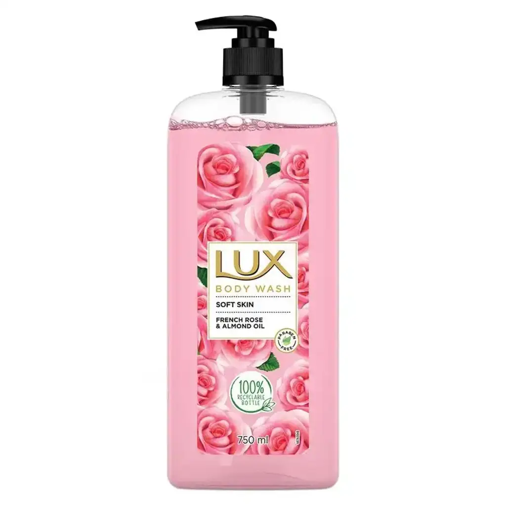 French Rose & Almond Oil Soft Skin Body Wash
