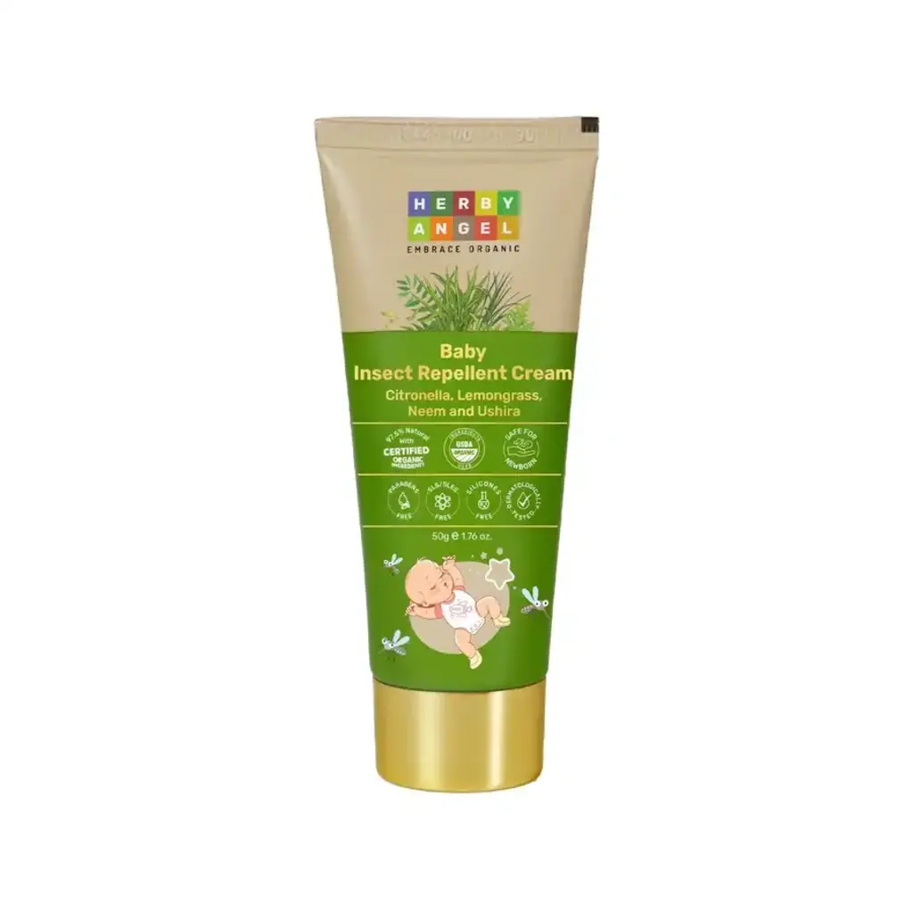 Baby Insect Repellent Cream Citronella Lemongrass Neem And Ushira