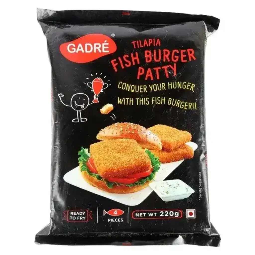 Tilapia Fish Burger Patty