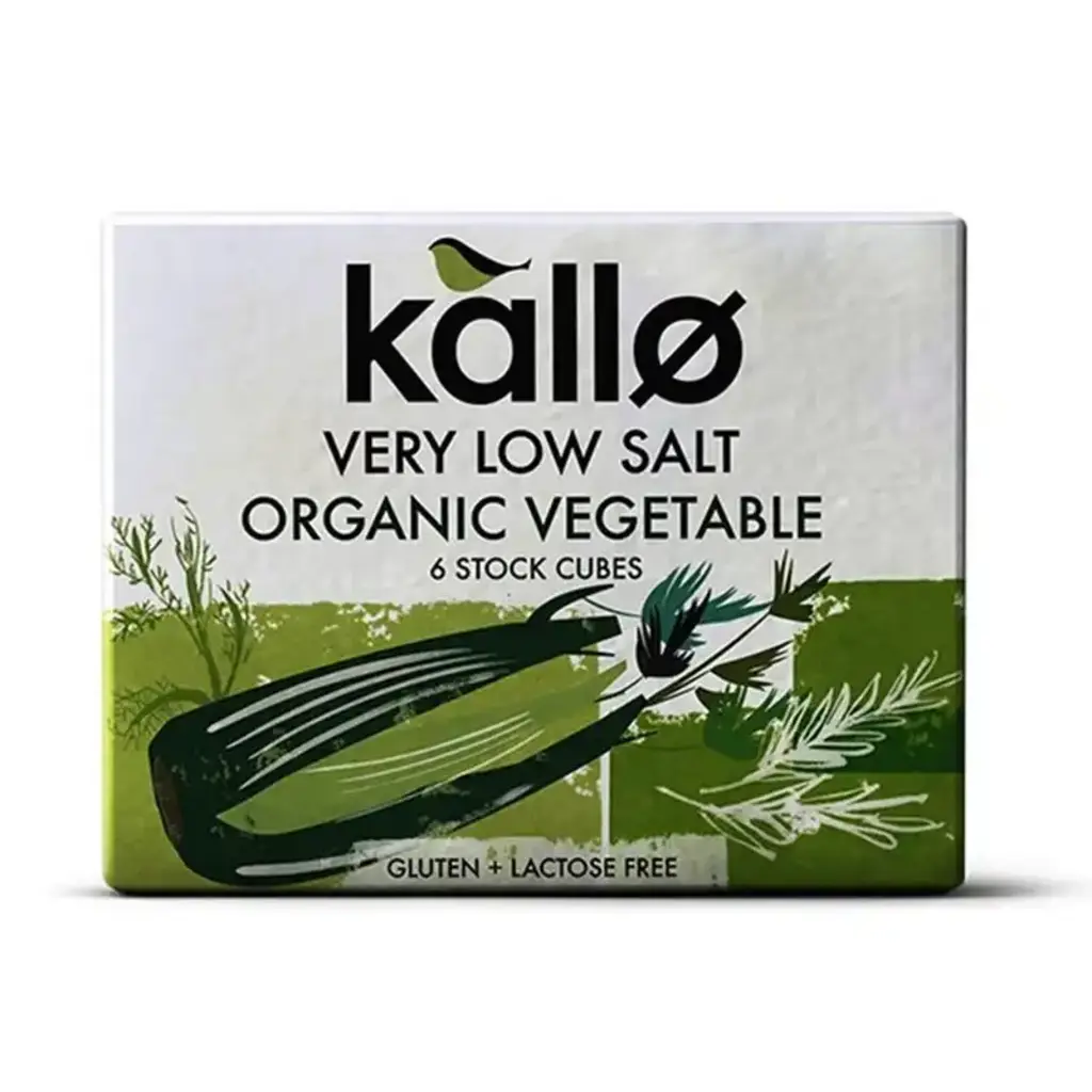 Very Low Salt Organic Vegetable 6 Stock Cubes