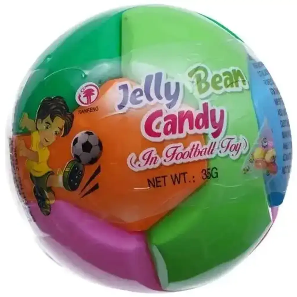 Jelly Bean Candy In Football Toy