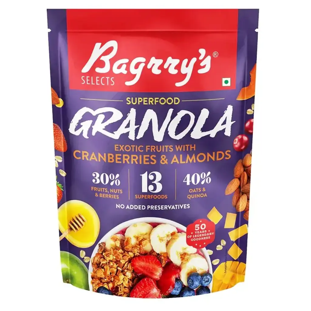 Superfood Granola Exotic Fruits with Cranberries & Almonds