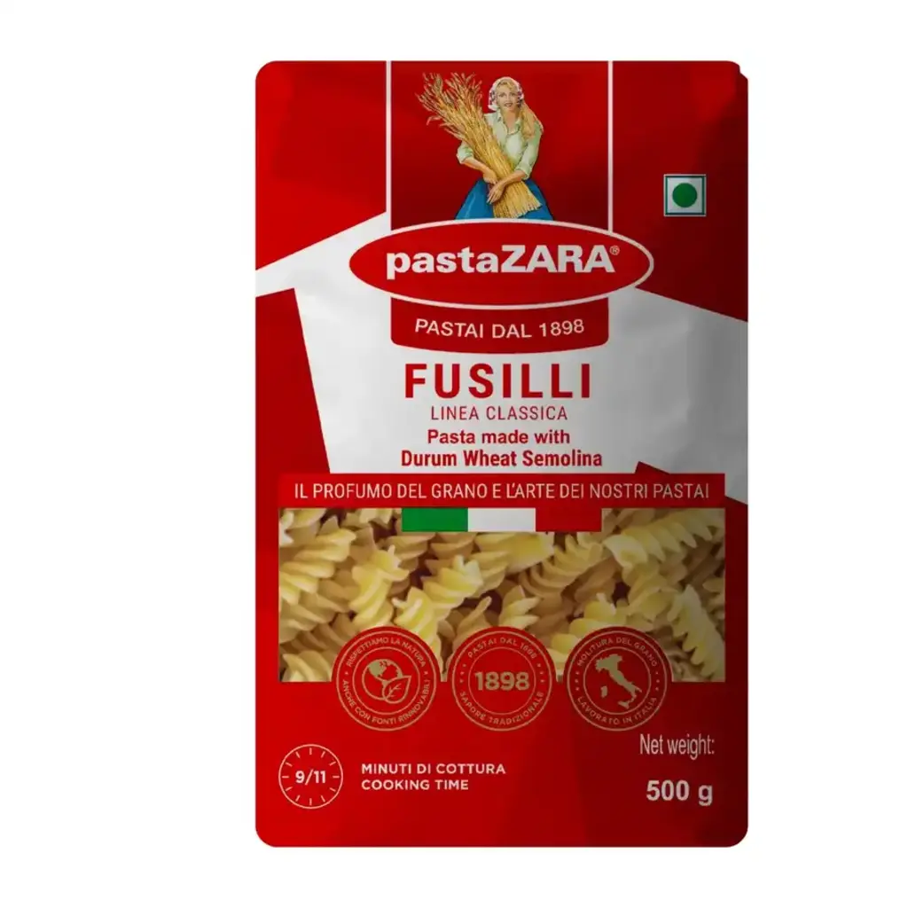 Pasta Zara- Authentic Italian Pasta- Fusilli 500g