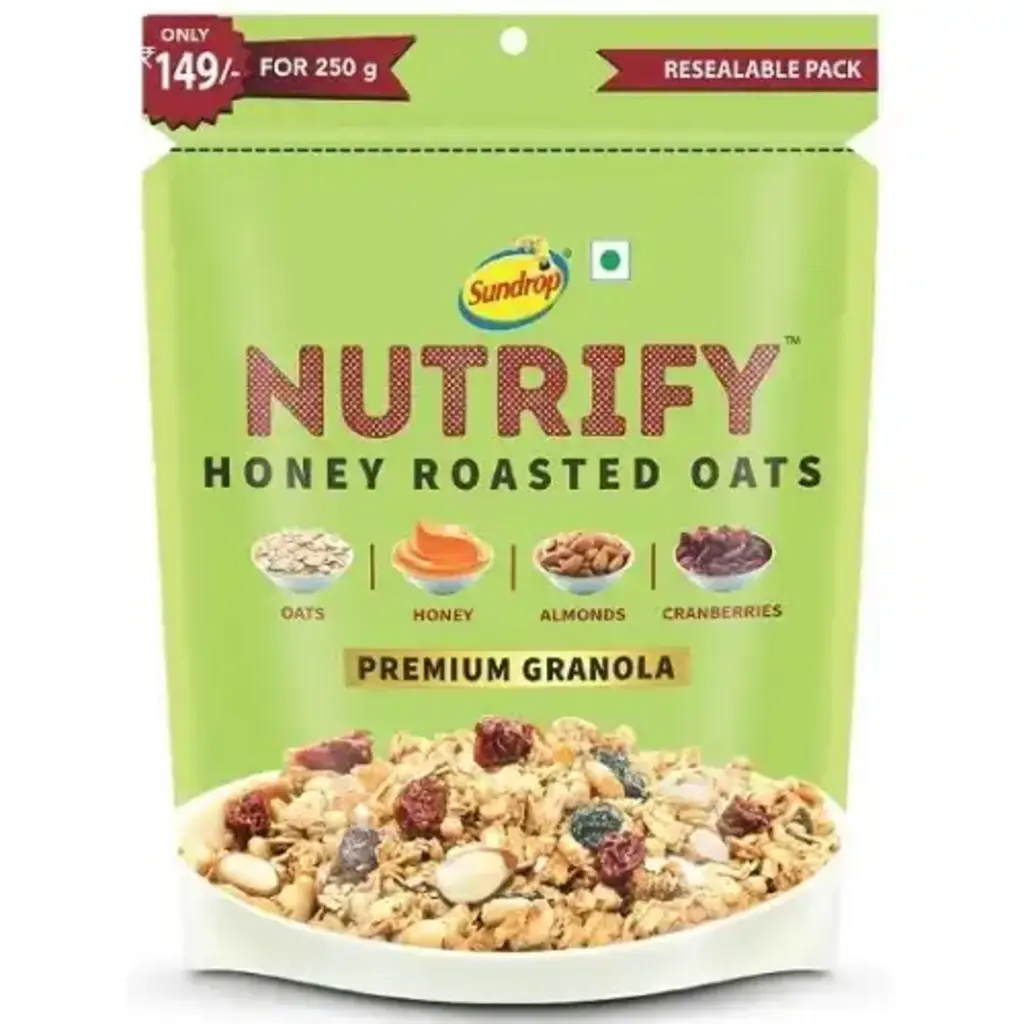 Nutrify Honey Roasted Oats Granola