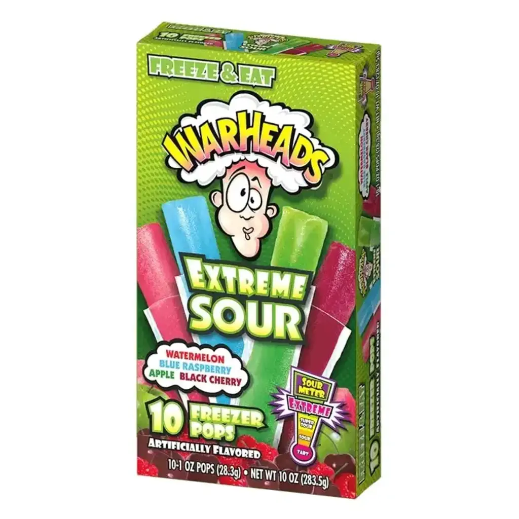 Extreme Sour Freezer Pops 10