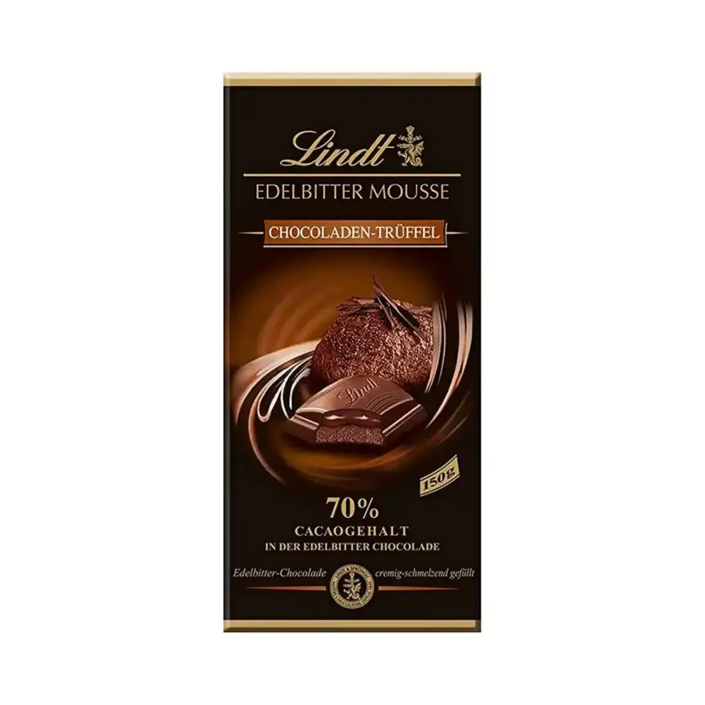 Edelbitter Mousse 70 Percent Chocoladen Truffel