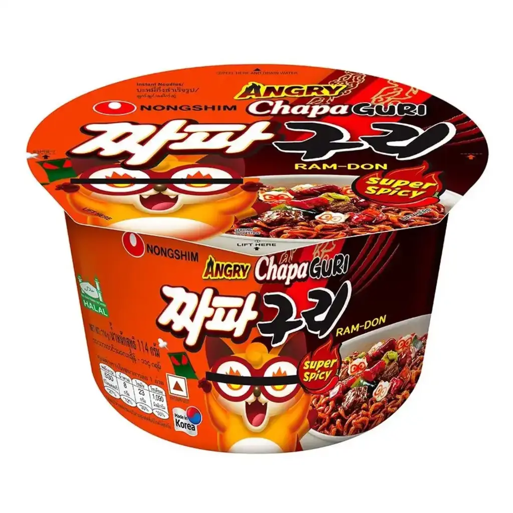Angry Chapaguri Ram Don Super Spicy Bowl Noodles