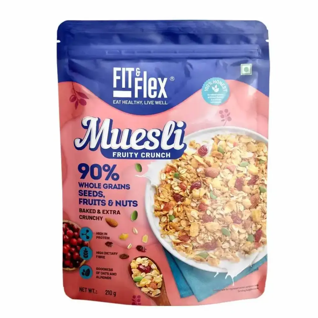 Fruity Crunch Whole Grains Fruits & Nuts Muesli