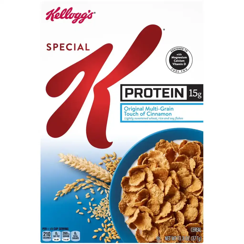 Special K Protein Cereal Original Multigrain Touch Cinnamon