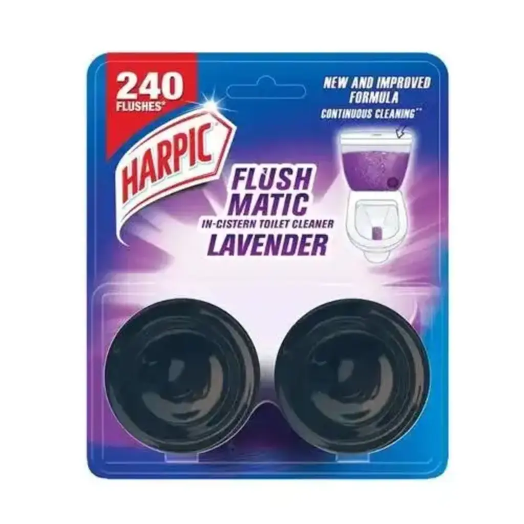 Flushmatic Toilet Cleaner Block Lavender