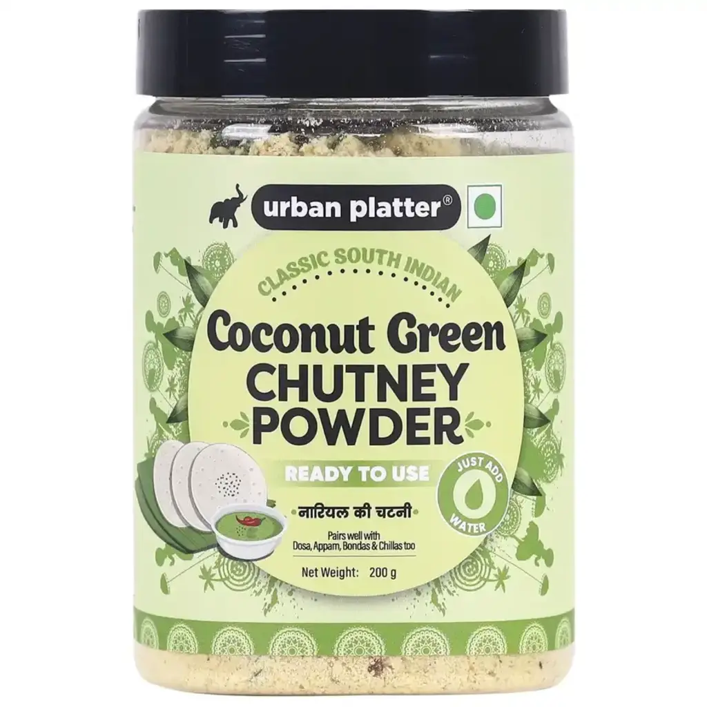South Indian Style Instant Coconut Green Chutney Powder