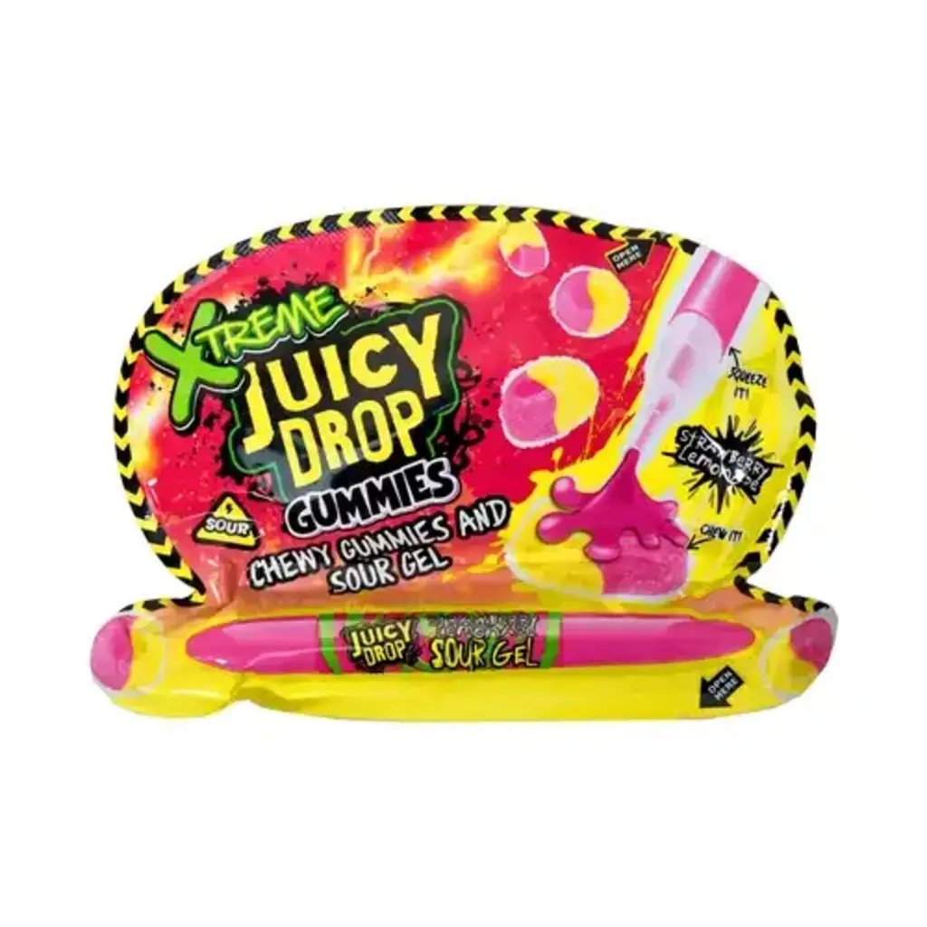 Xtreme Sour Juicy Drop Gummies & Sour Gel Pen