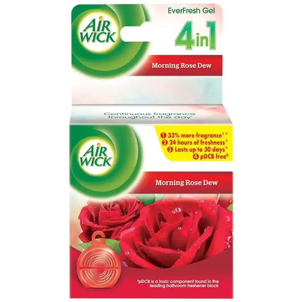 Morning Rose Dew Everfresh Gel 4 In 1 Air Freshener