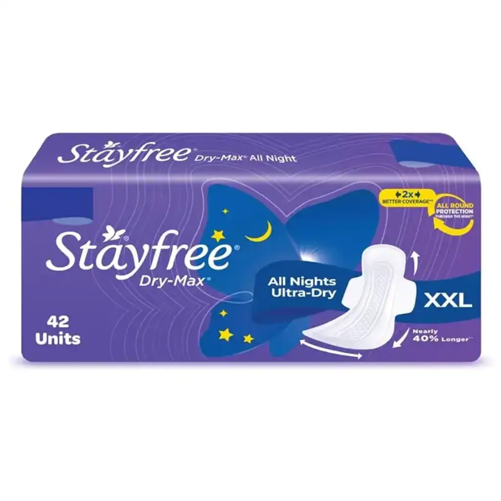 Dry Max All Night Ultra Dry XXL Sanitary Pads 42pc