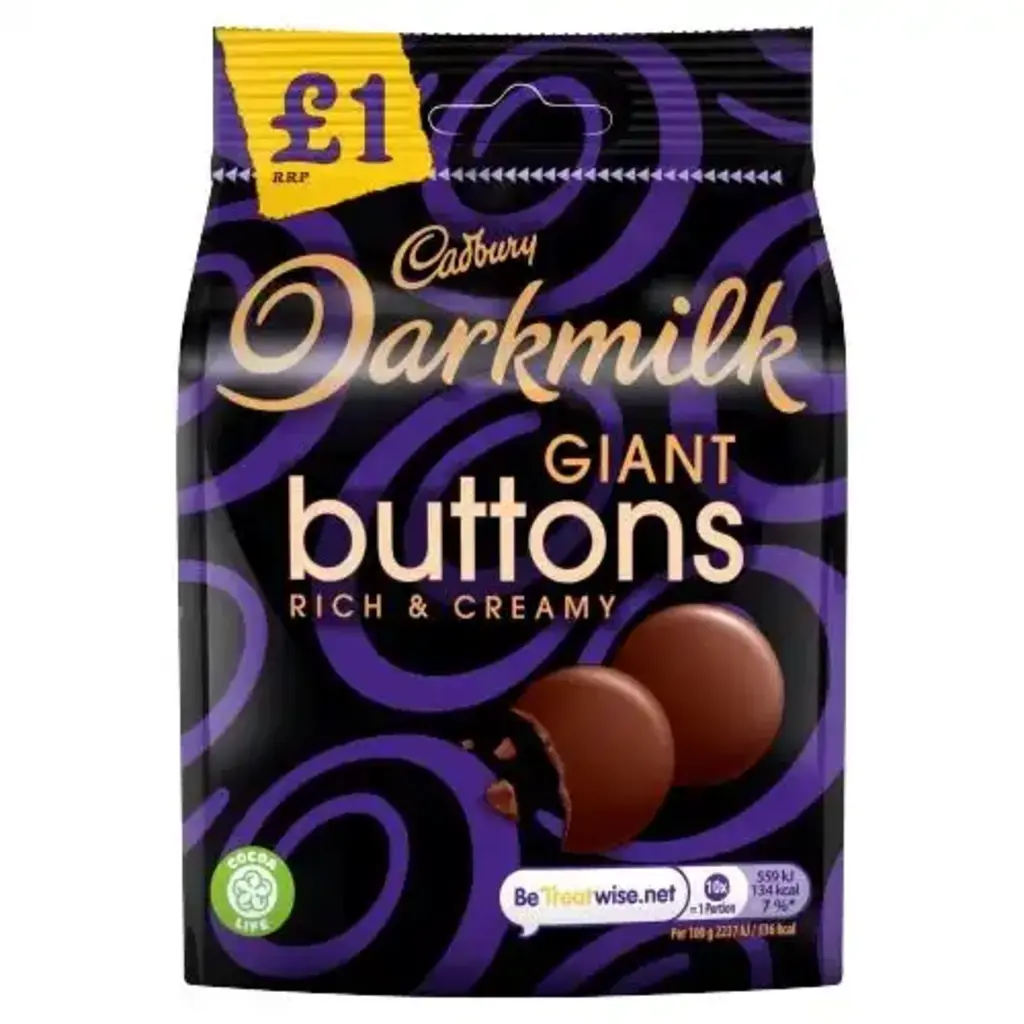 Darkmilk Giant Buttons Rich & Creamy