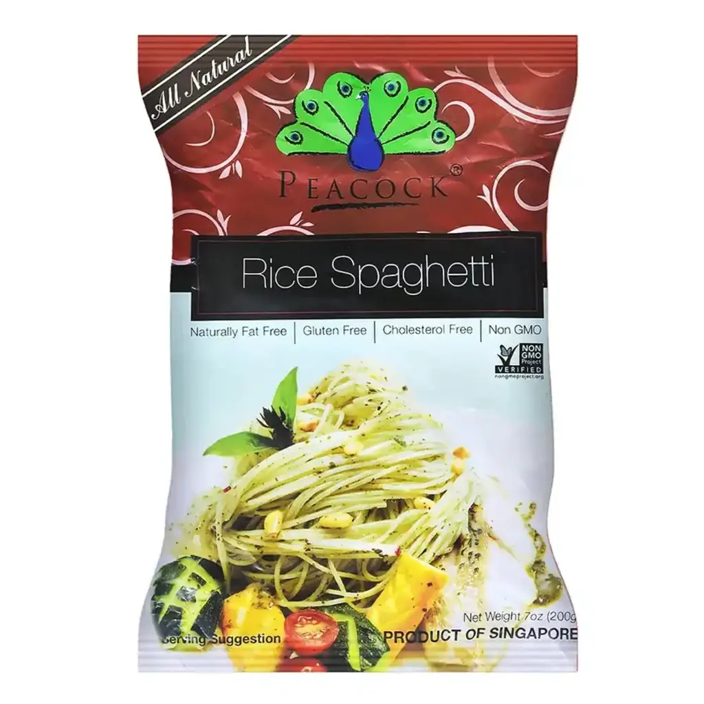 Peacock Rice Spaghetti