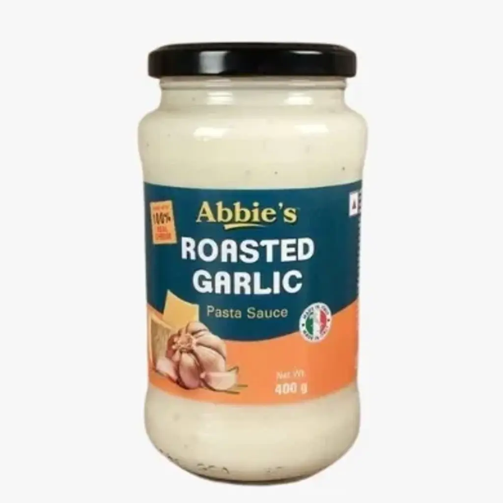 Roasted Garlic Cheesy White Pasta Sauce