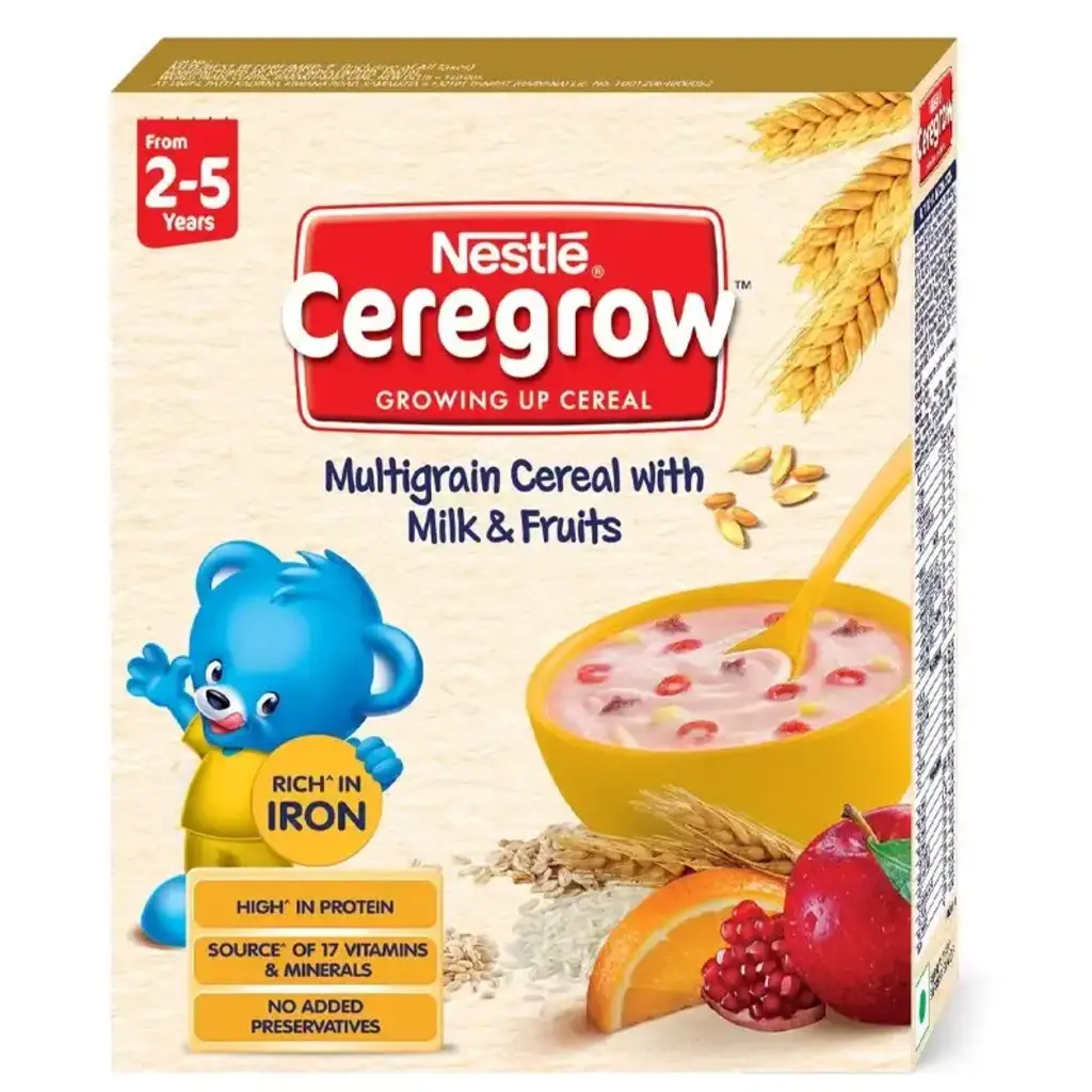 Ceregrow Multigrain Cereal With Milk & Fruits