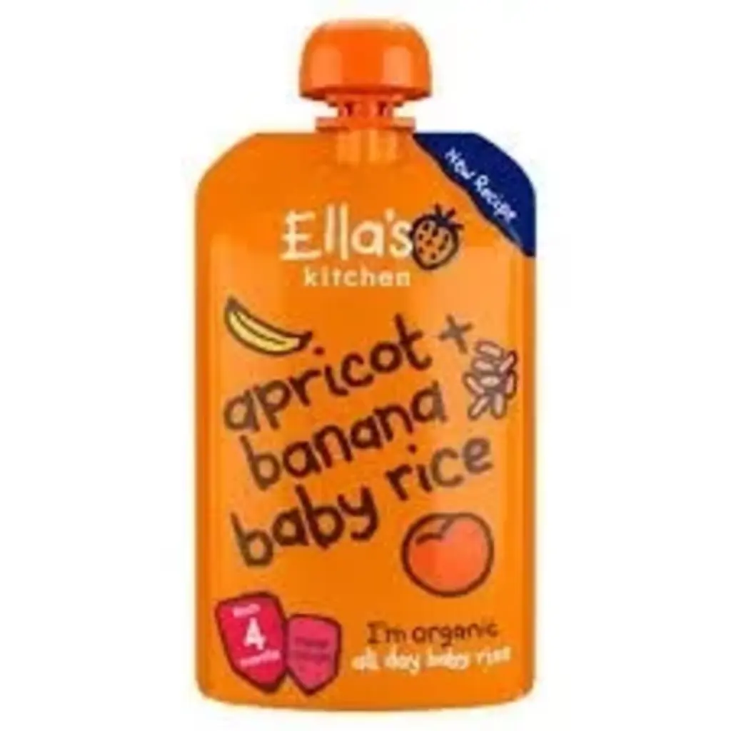 Organic Apricot and Banana Baby Rice