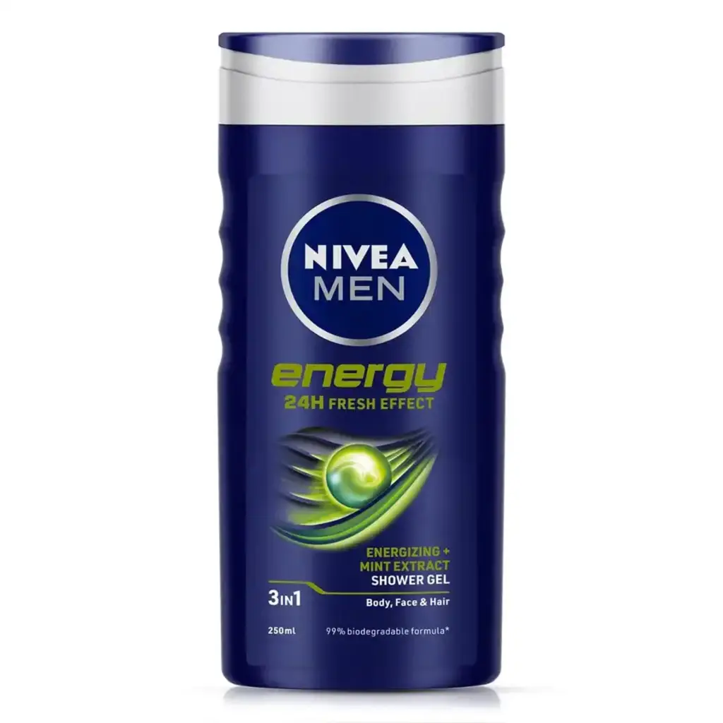 Men Energy Shower Gel Body Face & Hair