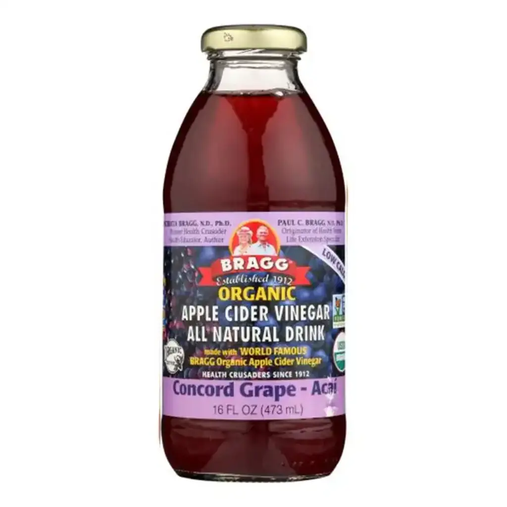 Organic Apple Cider Vinegar Concord Grape Acai