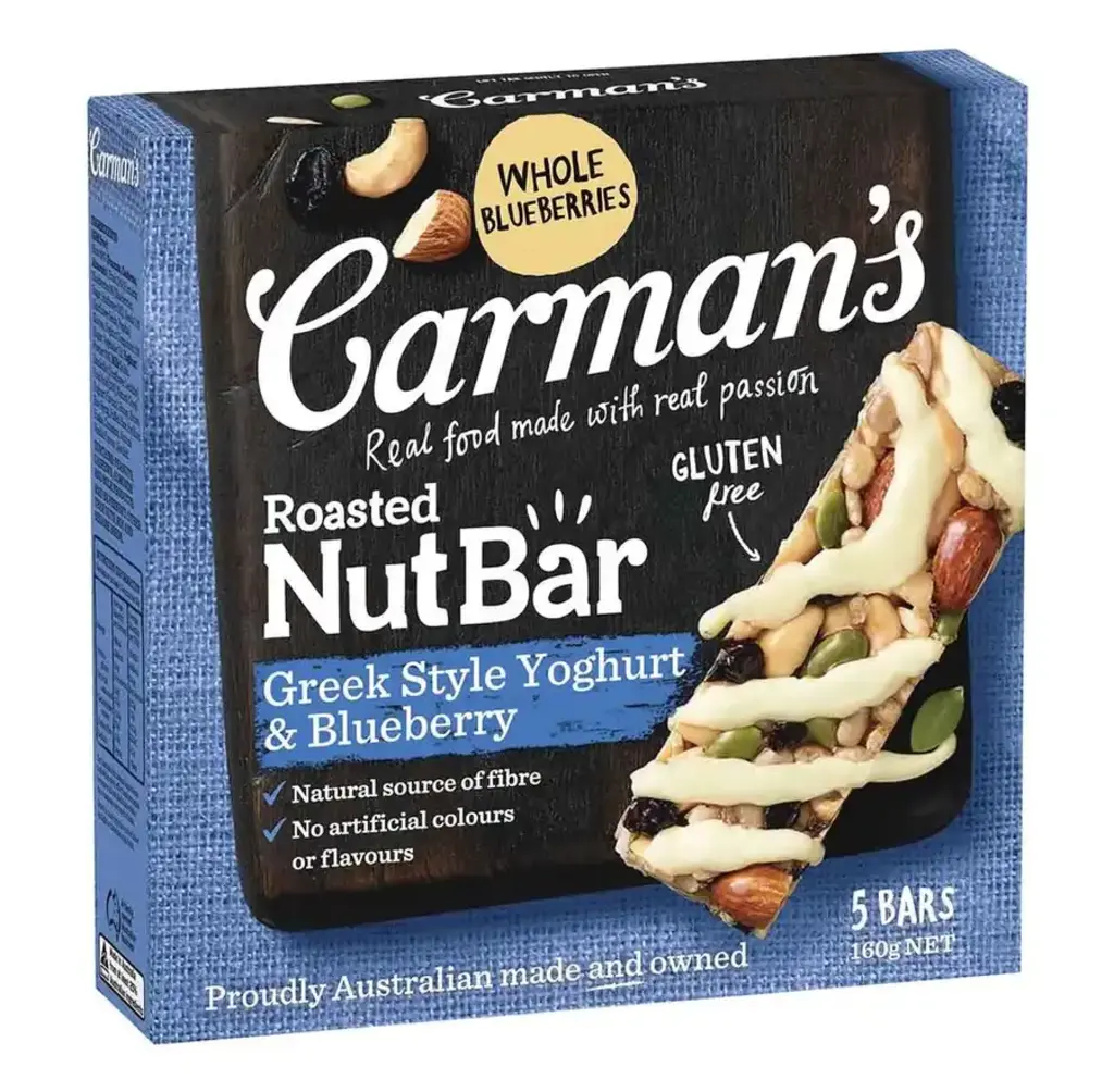 Greek Style Yoghurt & Blueberry Roasted Nut Bar
