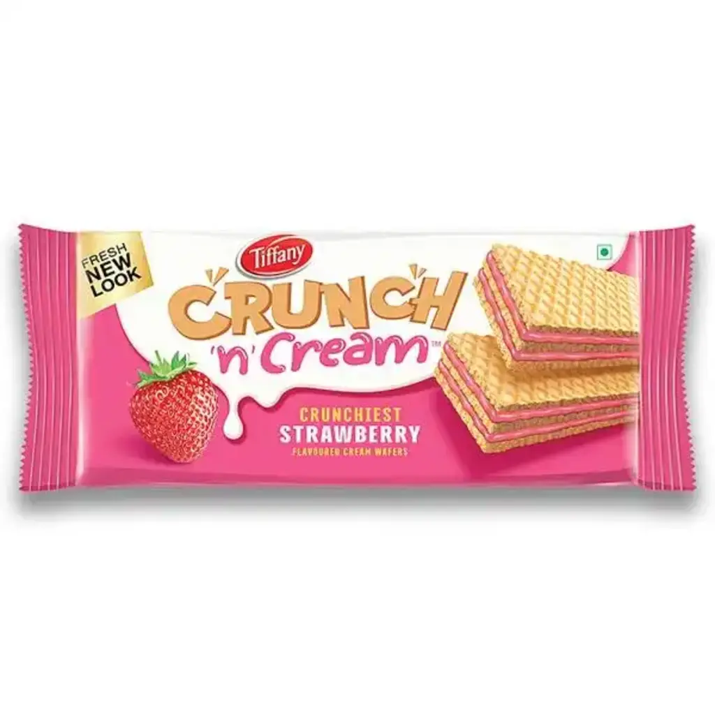 Strawberry Flavoured Cream Wafers