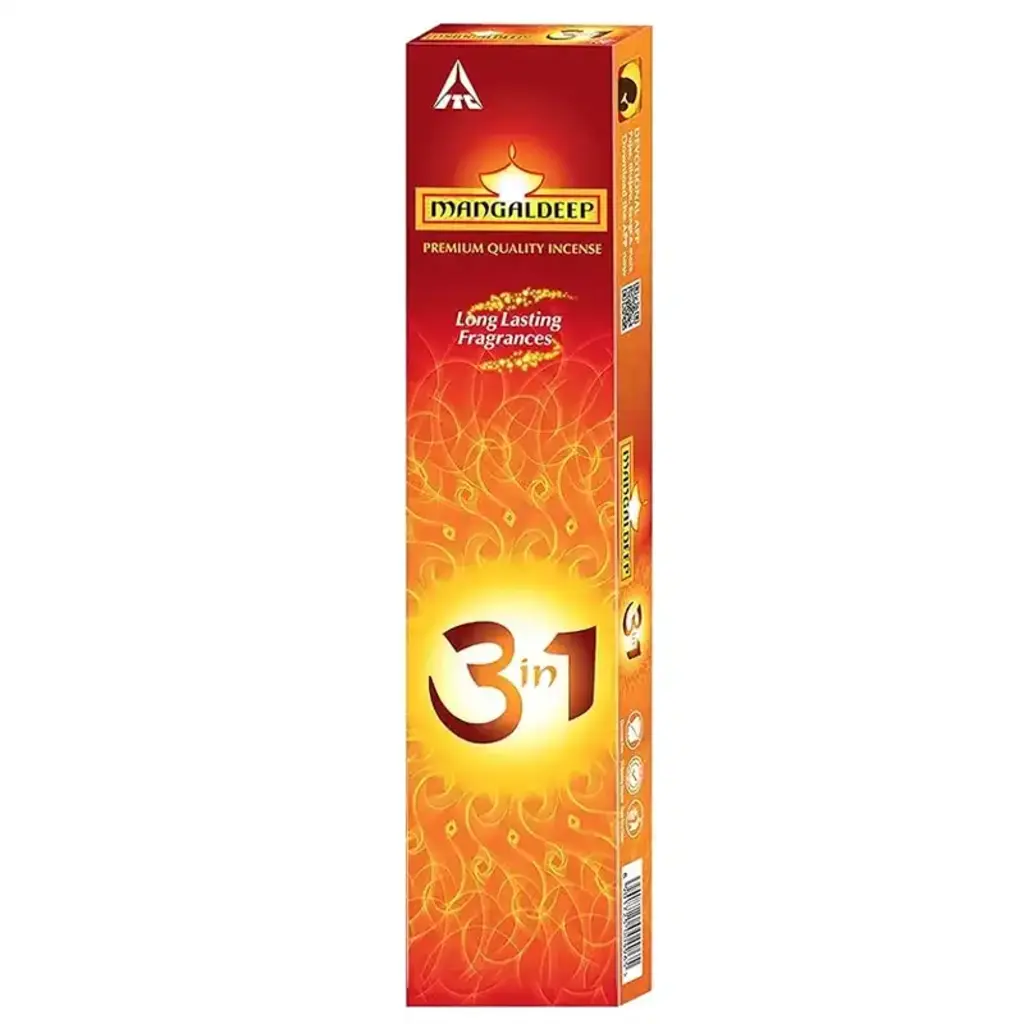 Long Lasting Fragrances Agarbatti 3 In 1