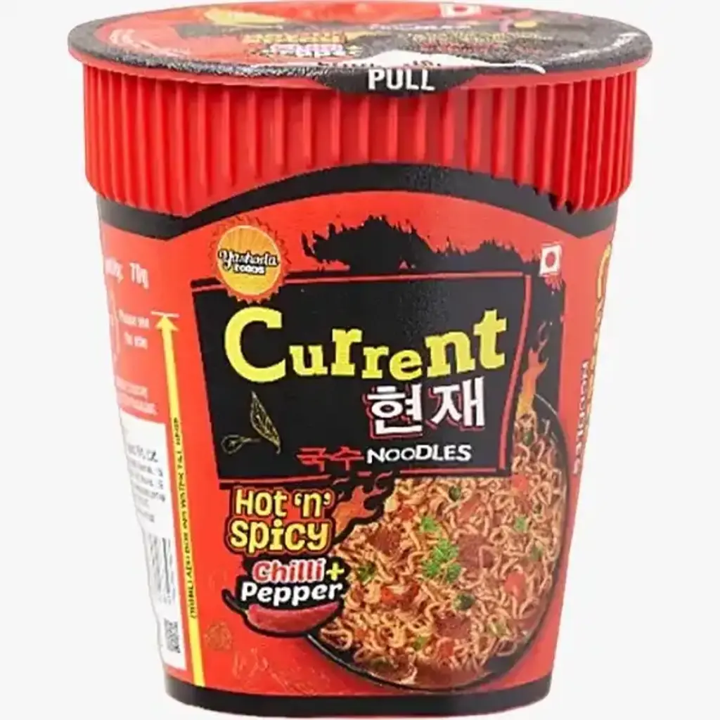 Yashoda Current Hot & Spicy Cup Noodles Chilli Pepper