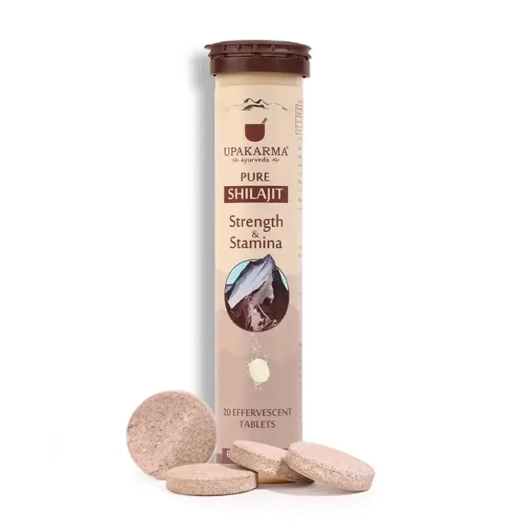 Upakarma Pure Shilajit Effervescent Tablets 20 Tablet