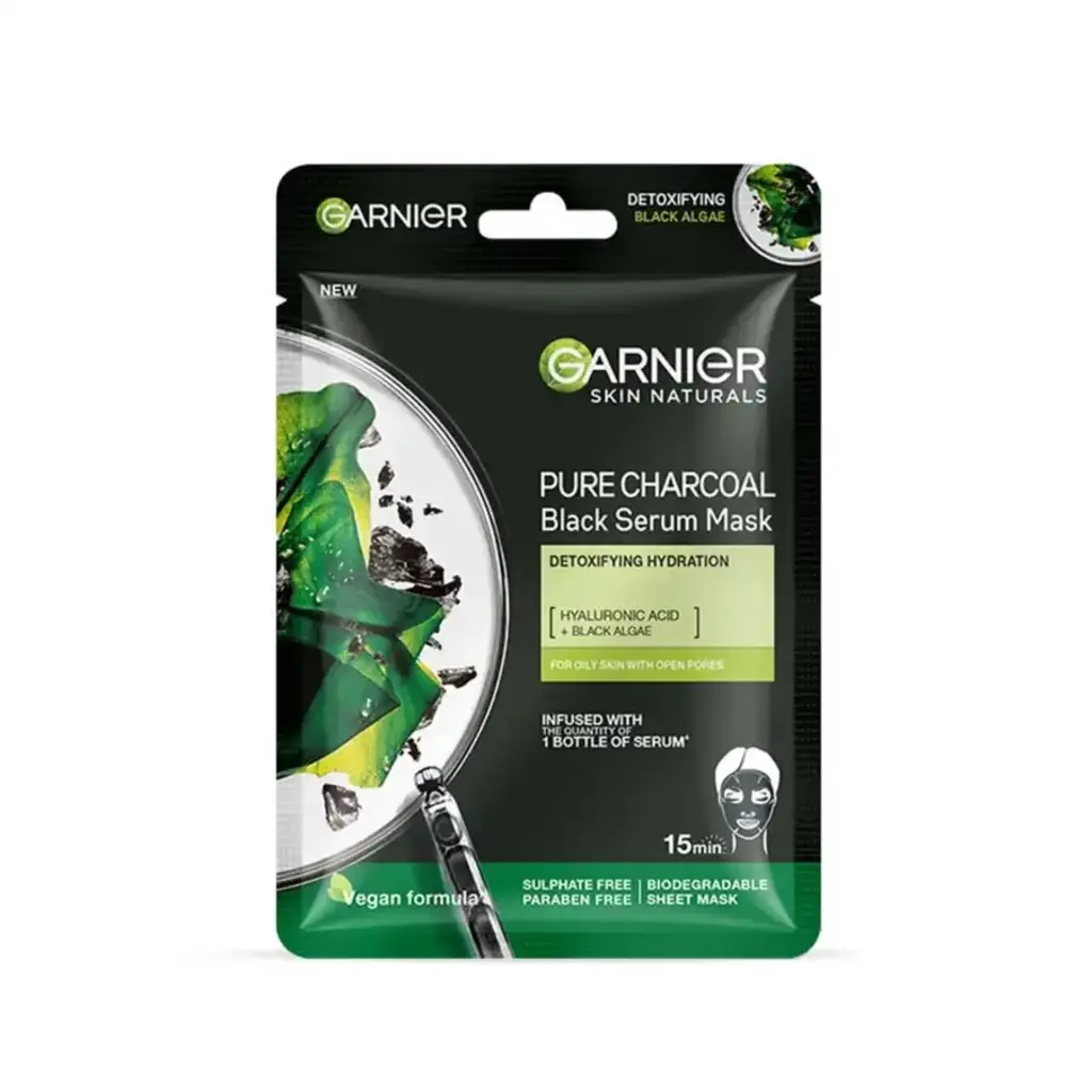 Pure Charcoal Black Serum Mask