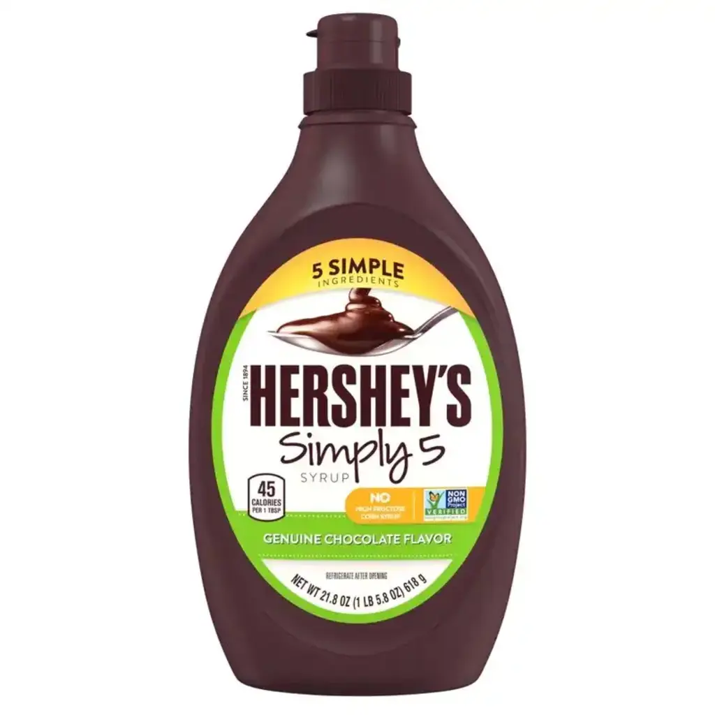Simply 5 Syrup Genuine Chocolate Flavor