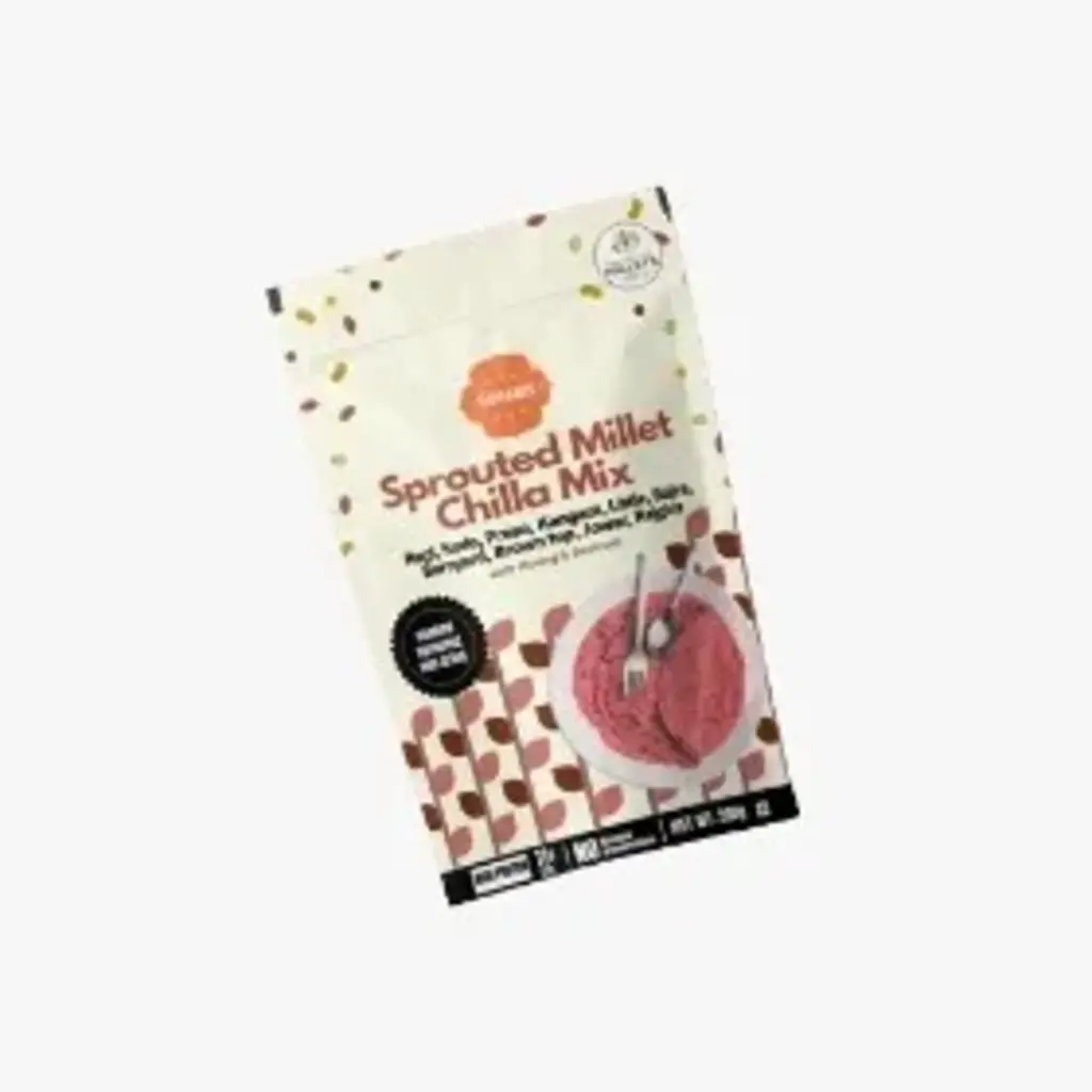 Sprouted Millet Chilla Mix With Moong Beetroot