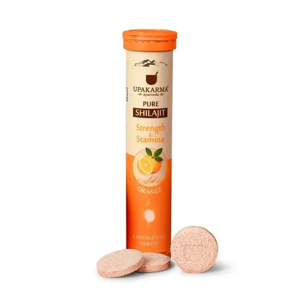 Upakarma Pure Shilajit Effervescent Orange Flavour 20