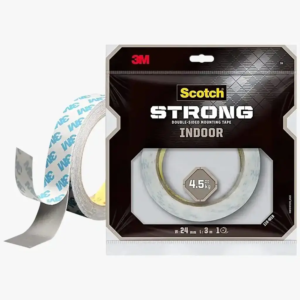 Scotch Strong Double Sided Mounting Tape Indoor
