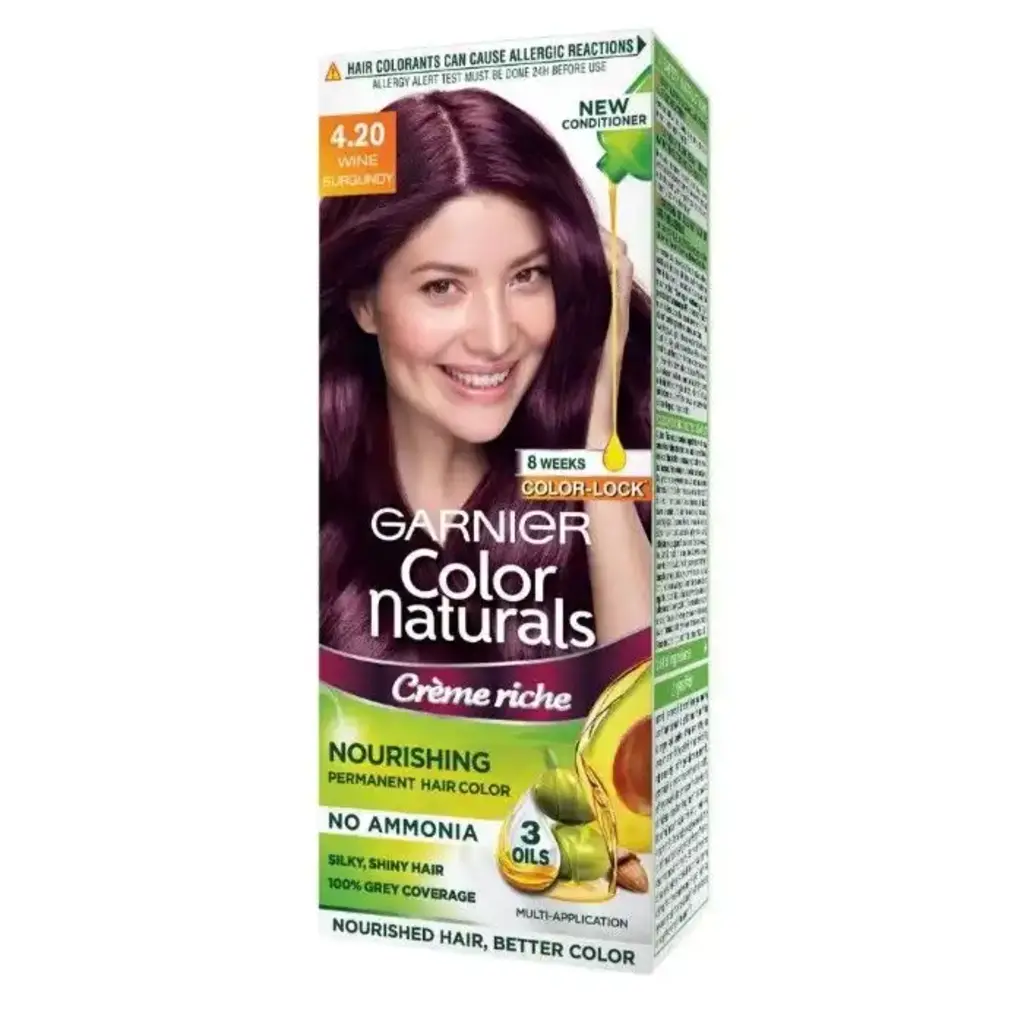 Color Natural Creme Riche Wine Burgundy Hair