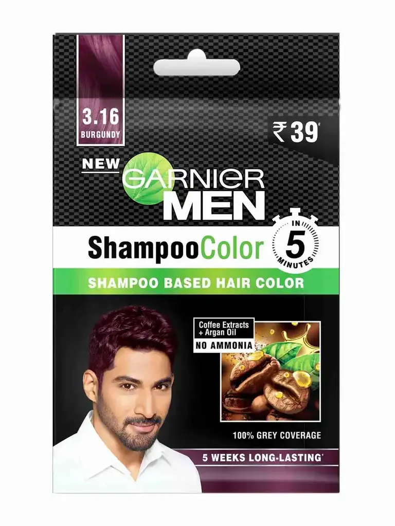 Men Burgundy Shampoo