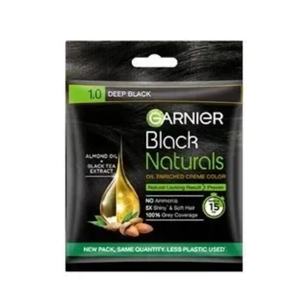Black Naturals Hair Color For Men & Women Shade 1 Deep