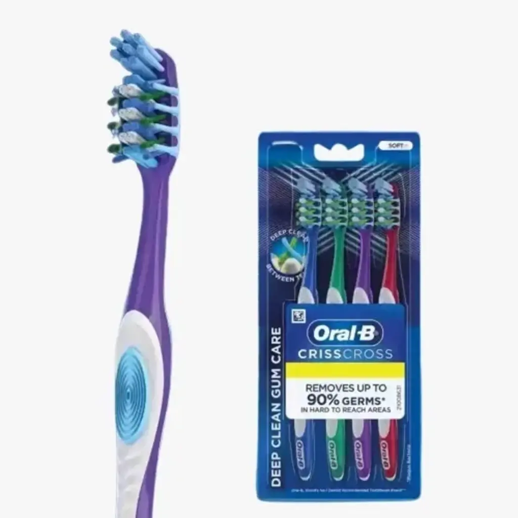 Criss Cross Deep Clean Gum Care Toothbrush Soft