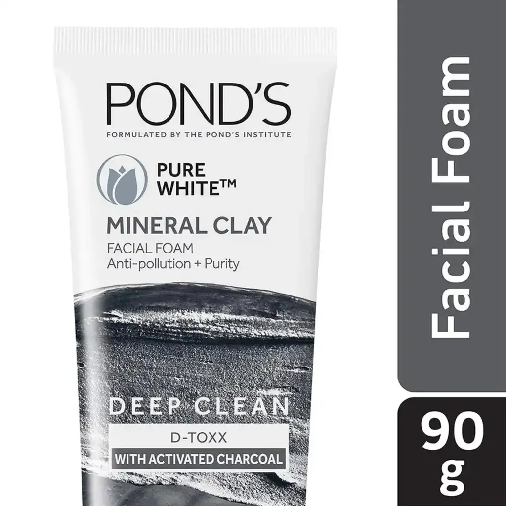 Pure White Mineral Clay Deep Clean Facial Foam