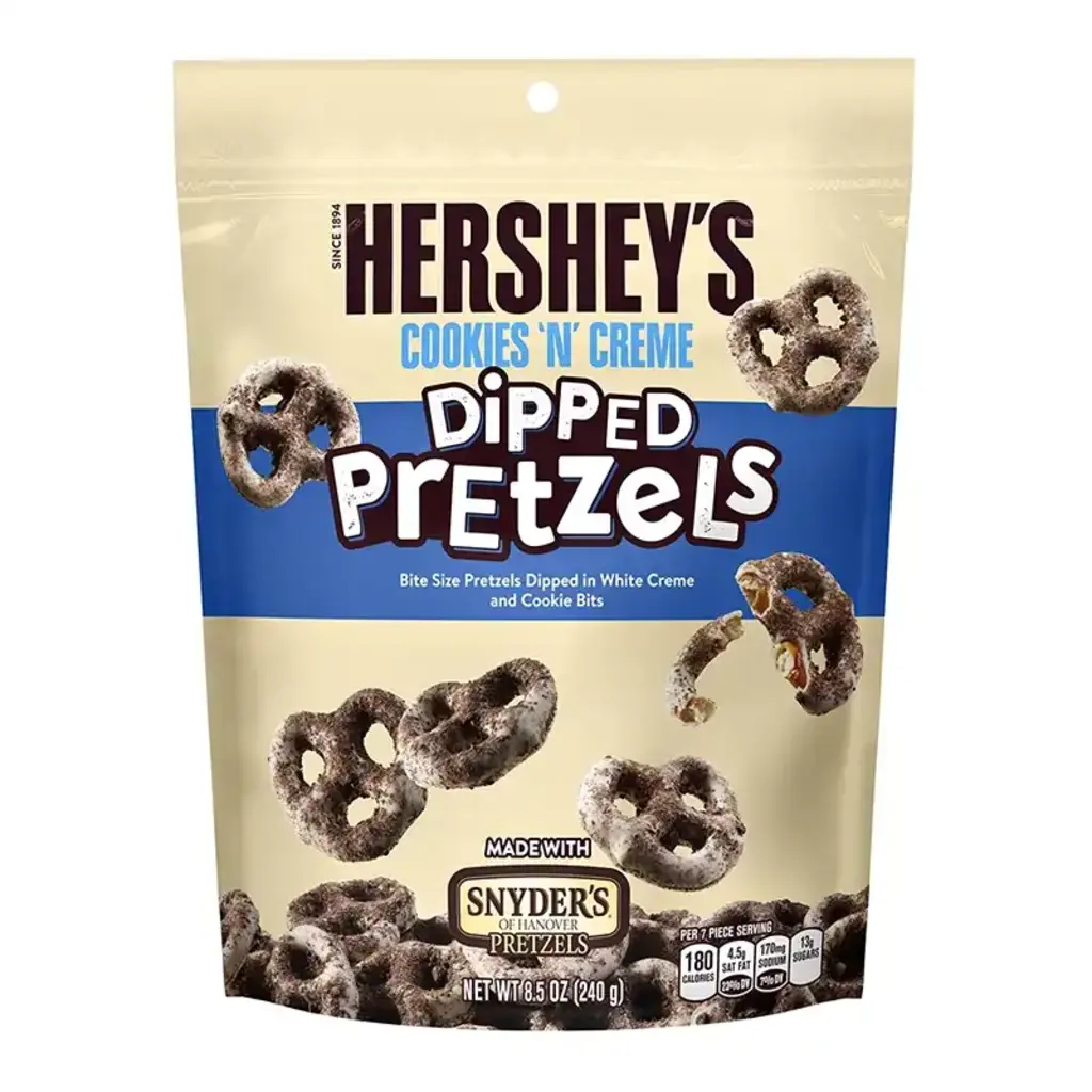 Cookies N Creme Dipped Pretzels