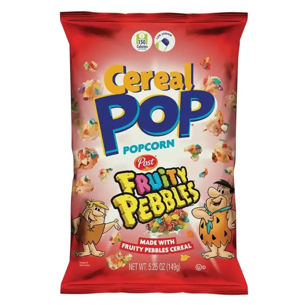 Cereal Pop Fruity Pebbles Popcorn