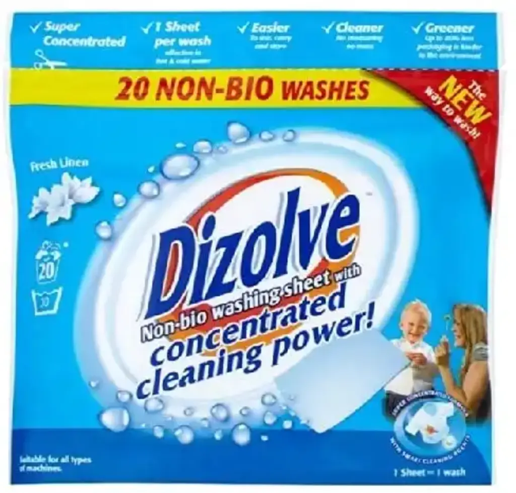 Fresh linen Non Bio Washing In A Sheet