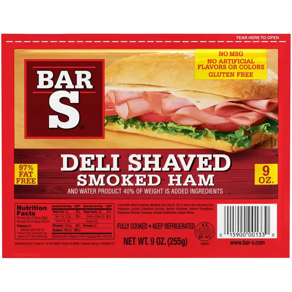 Deli Shaved Smoked Ham