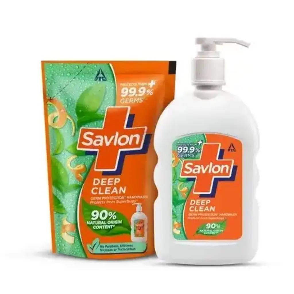 Deep Clean Germ Protection Liquid Handwash 200ml pump 175ml refill pouch