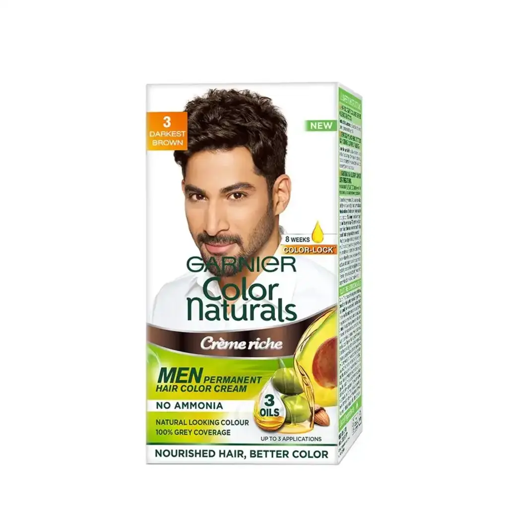 Color Naturals 3 Darkest Brown Men Hair